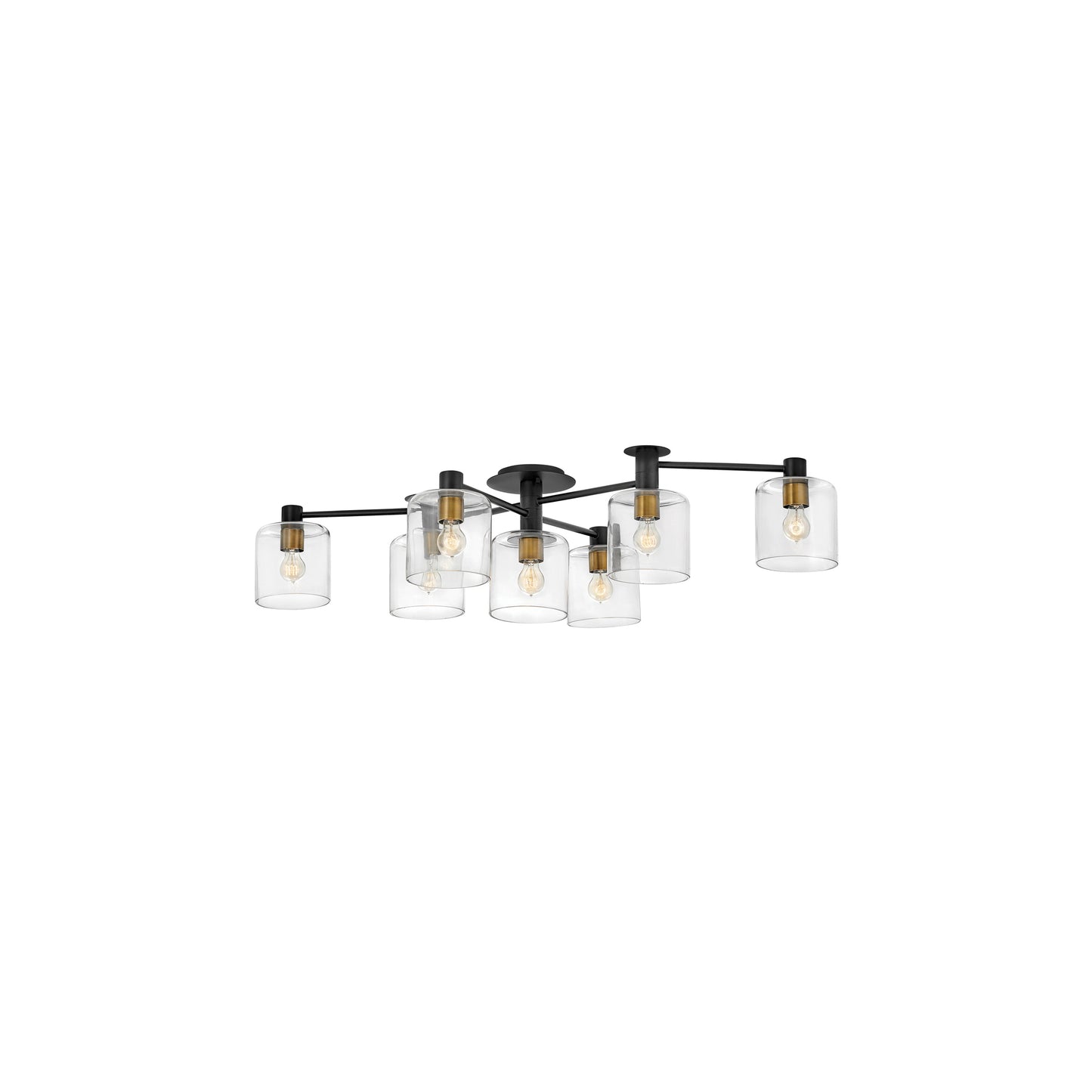 Axel 7-Light Semi-Flush Mount