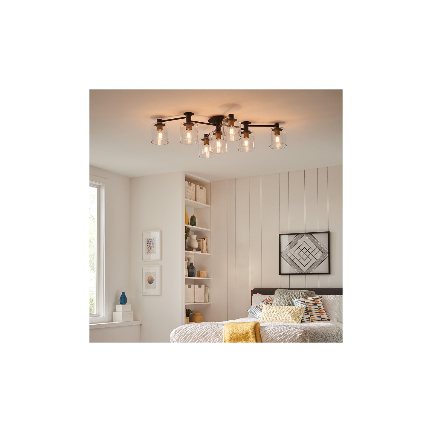 Axel 7-Light Semi-Flush Mount