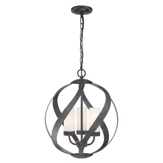 Blacksmith 3-Light Outdoor Chandelier