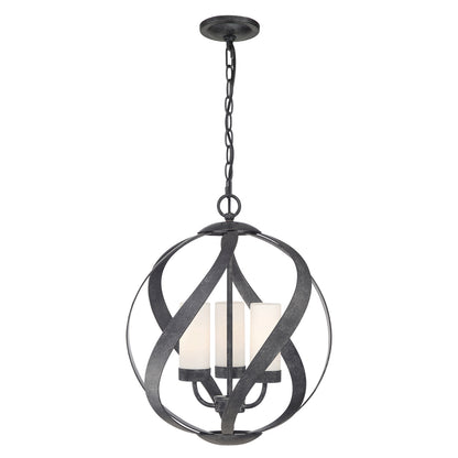 Quintiesse Blacksmith 3-Light Outdoor Chandelier