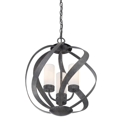 Quintiesse Blacksmith 3-Light Outdoor Chandelier