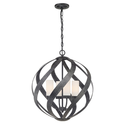 Quintiesse Blacksmith 4‑Light Outdoor Chandelier