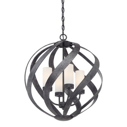 Quintiesse Blacksmith 4‑Light Outdoor Chandelier