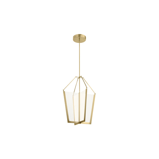 Calters LED Pendant in Champagne Gold