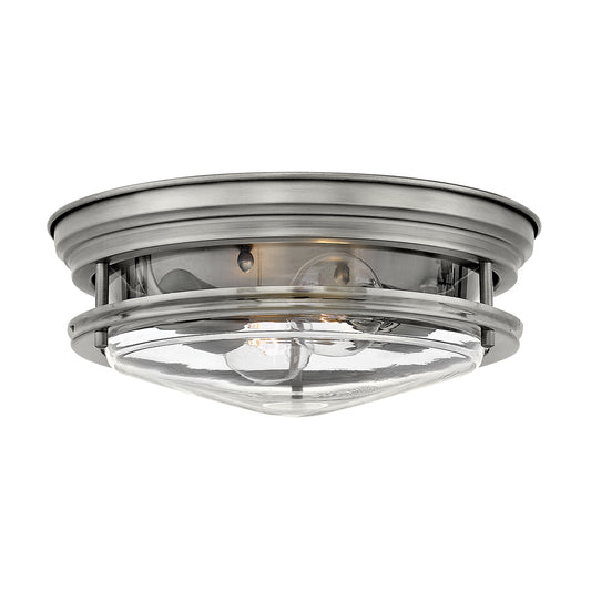 Quintiesse Hadrian 2-Light Flush Ceiling Light