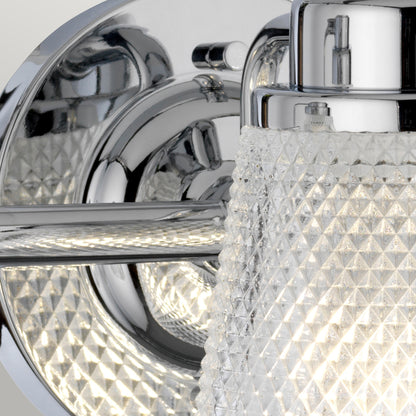 Quintiesse Hudson Three-Light Bathroom Wall Light
