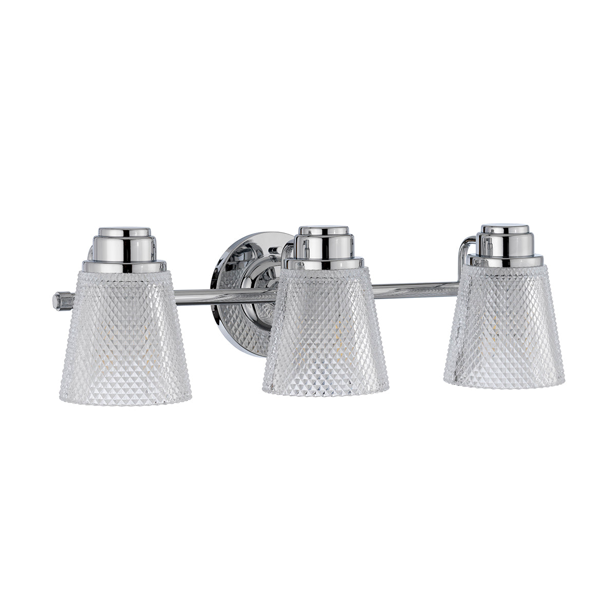 Quintiesse Hudson Three-Light Bathroom Wall Light