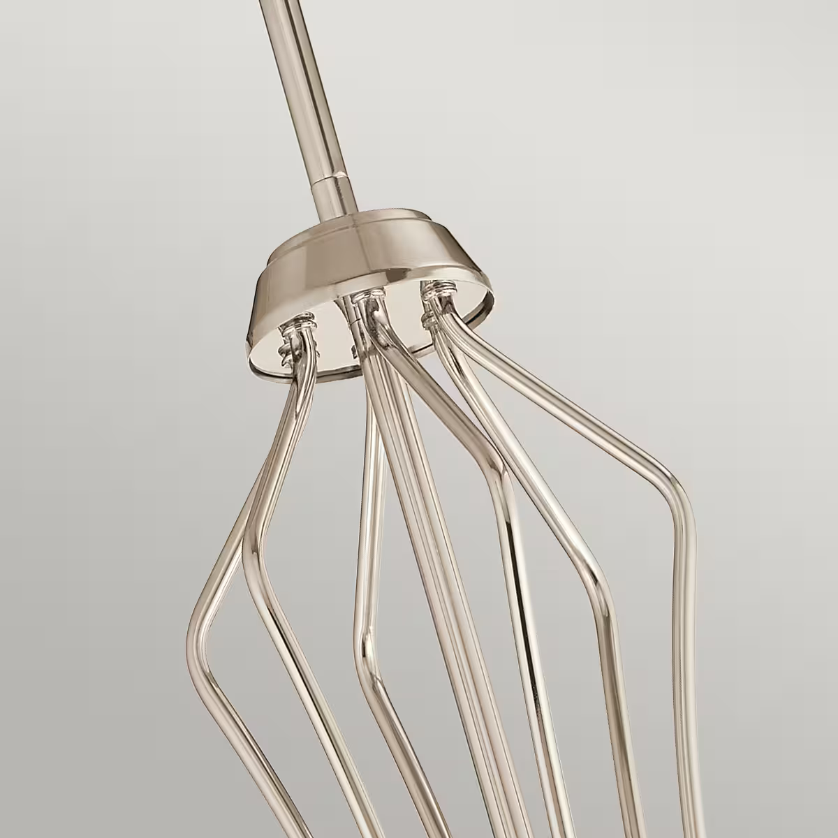 Kayva LED 13-Light 6 Arm Chandelier in Polished Nickel