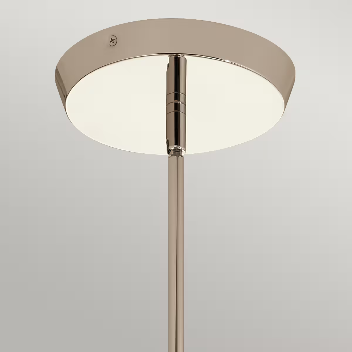 Kayva LED 9-Light 4 Arm Chandelier in Polished Nickel