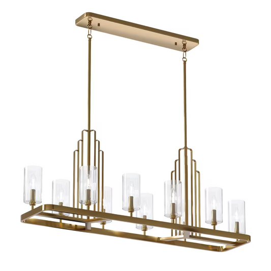Kimrose 10-Light Linear Chandelier Pendant