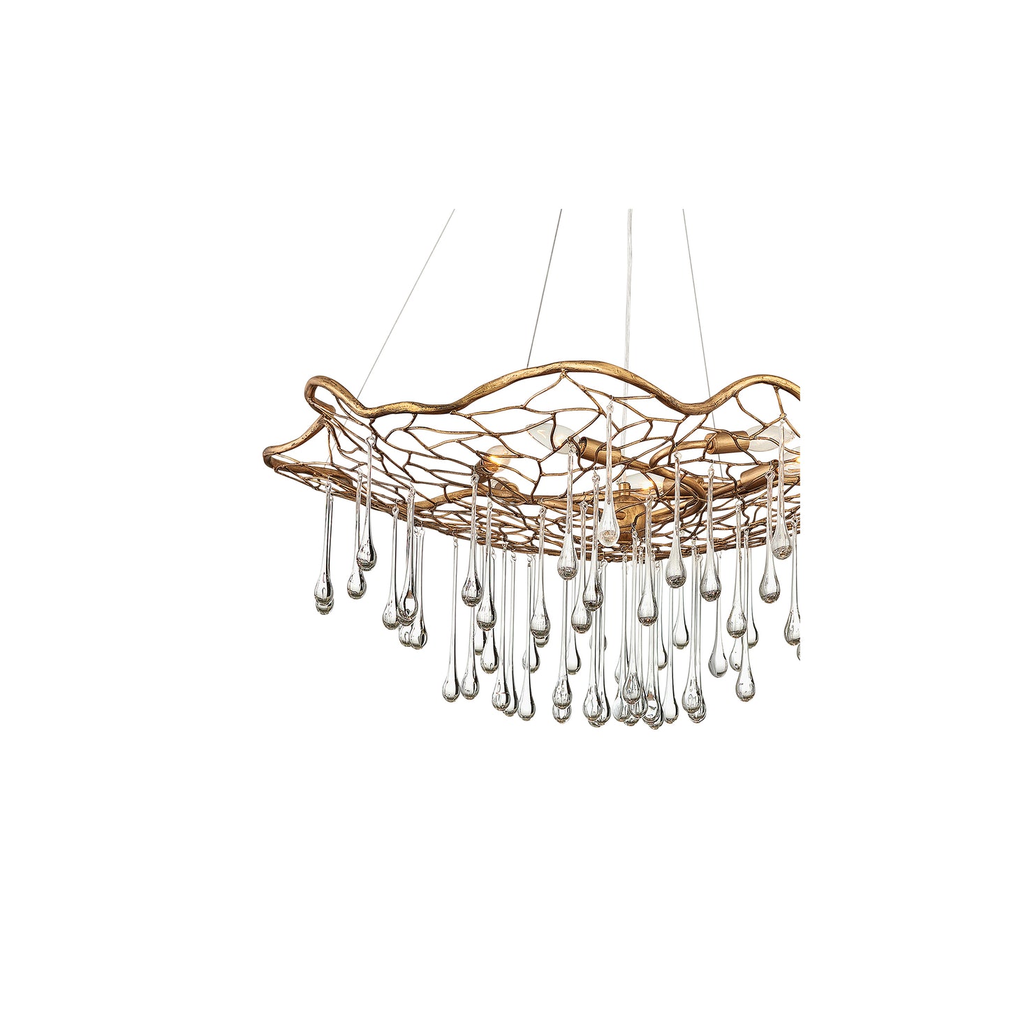 Laguna 6-Light Pendant in Burnished Gold