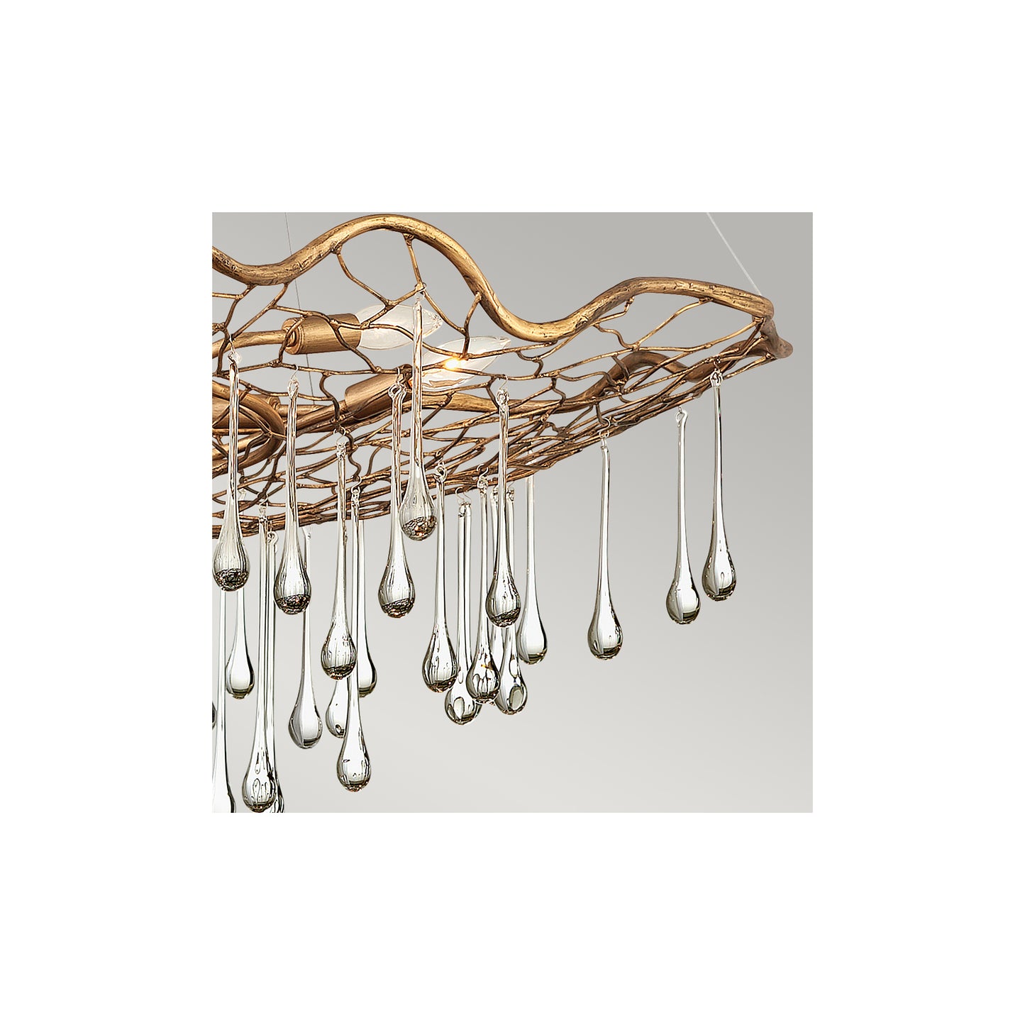 Laguna 6-Light Pendant in Burnished Gold