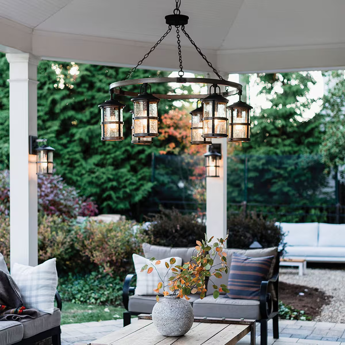 Lakehouse 6-Light Outdoor Chandelier
