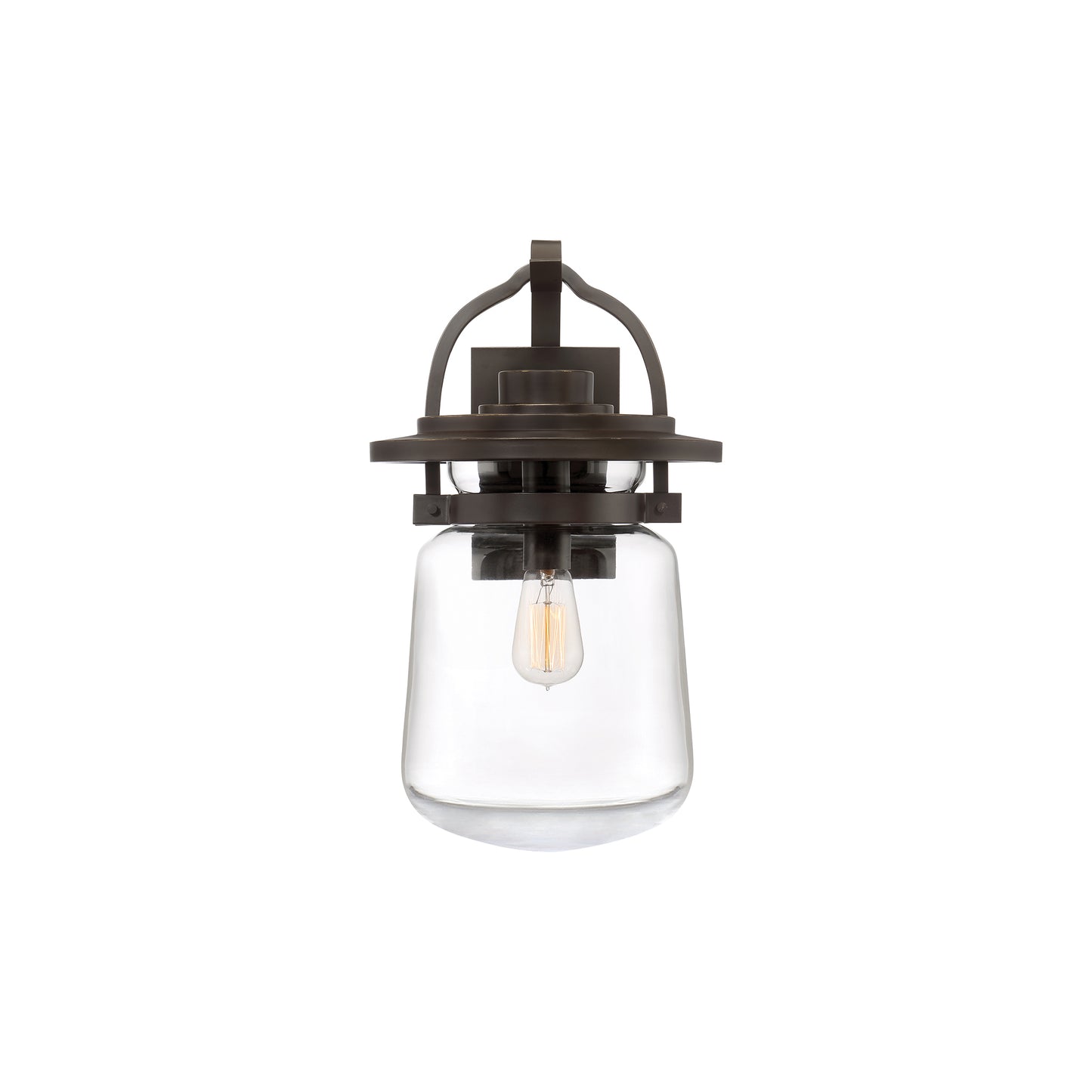 Lasalle 1-Light Wall Lantern in Western Bronze