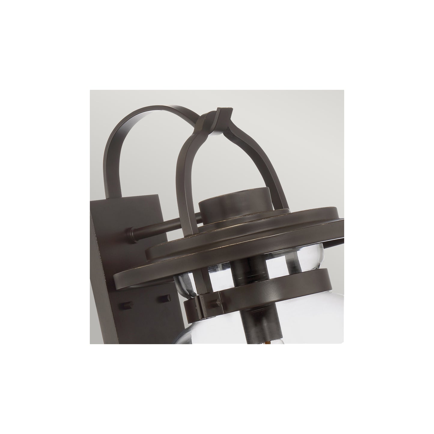 Lasalle 1-Light Wall Lantern in Western Bronze