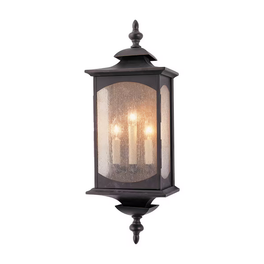Market Square 3-Light Wall Light in Oil Rubbed Bronze