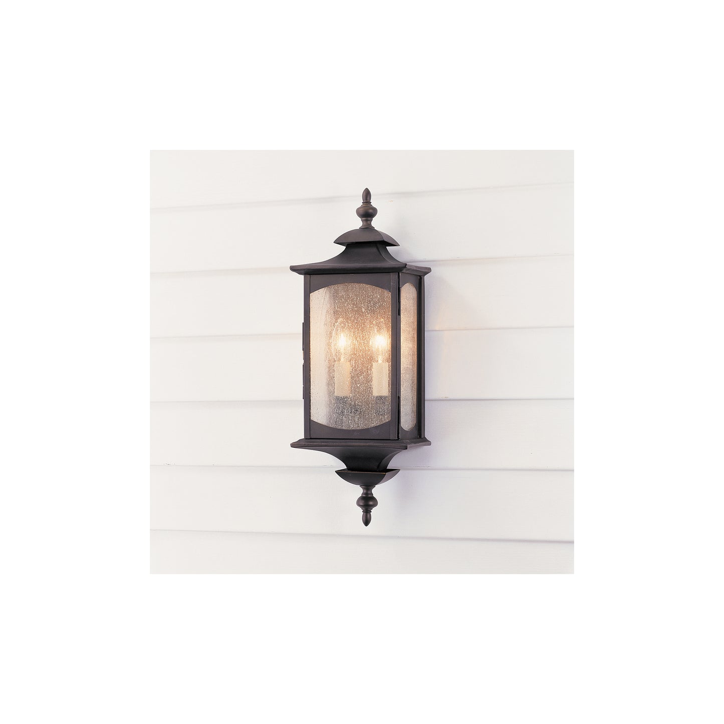 Market Square 2-Light Wall Light in Oil Rubbed Bronze