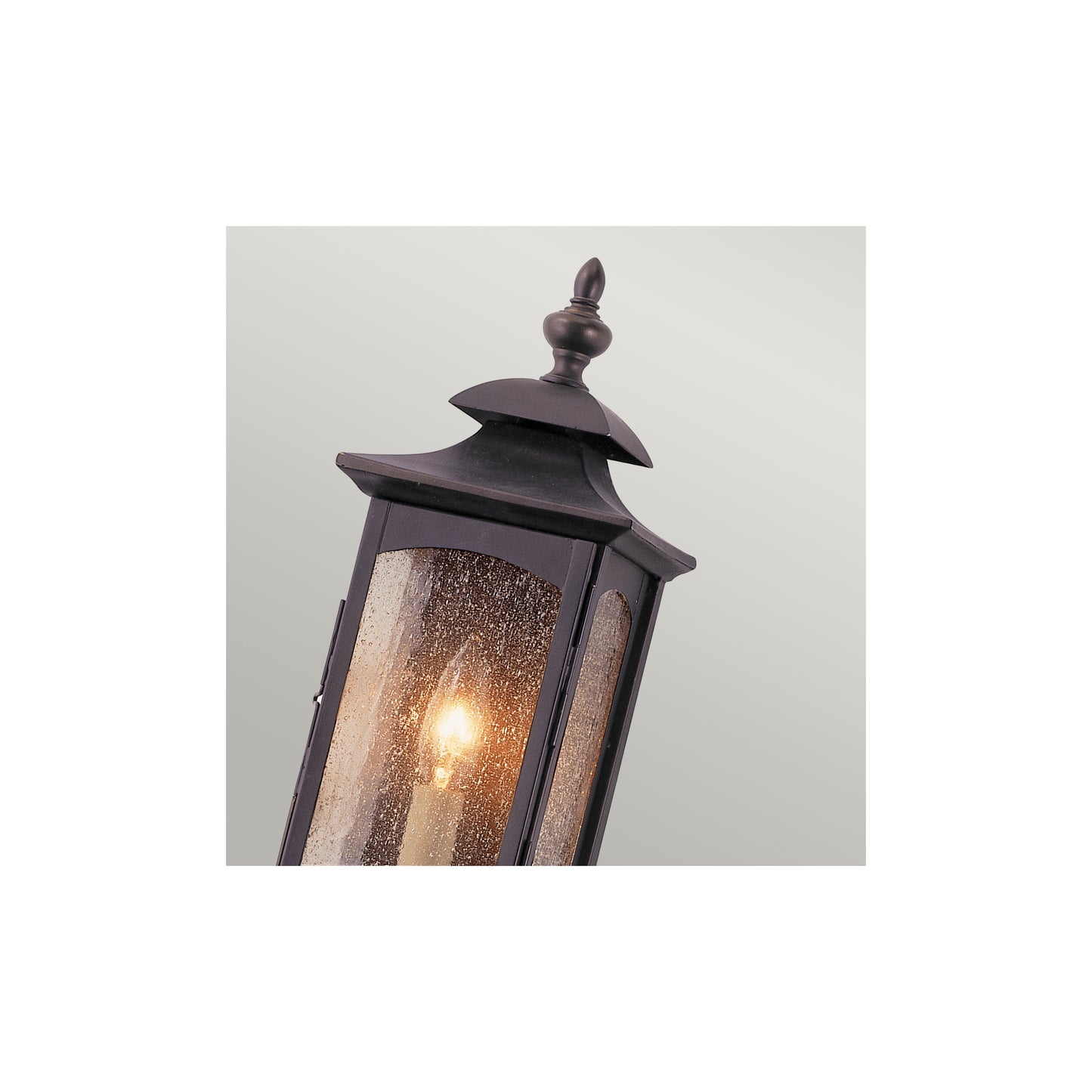 Market Square 1-Light Wall Light in Oil Rubbed Bronze