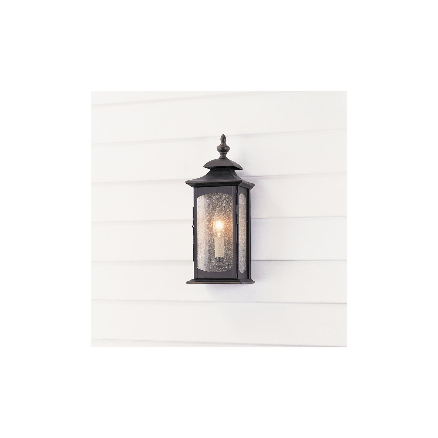 Market Square 1-Light Wall Light in Oil Rubbed Bronze