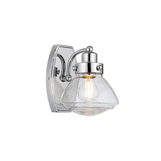 Scholar 1-Light Wall Light in Polished Chrome