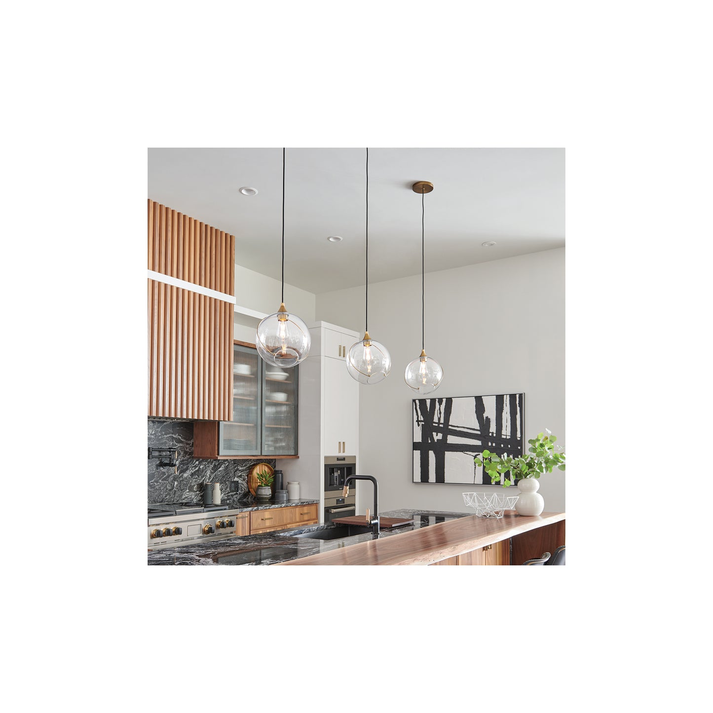 Skye 1-Light Pendant in Heritage Brass