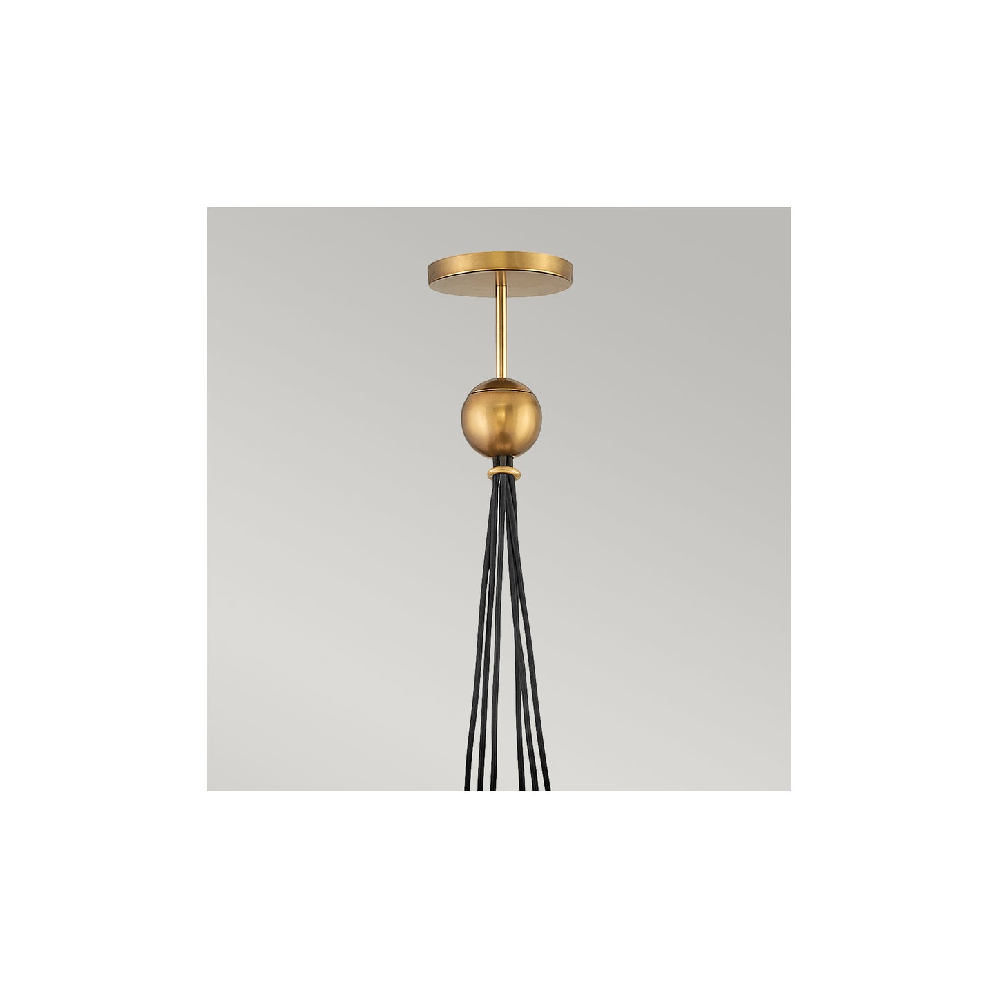 Skye 6-Light Pendant in Heritage Brass