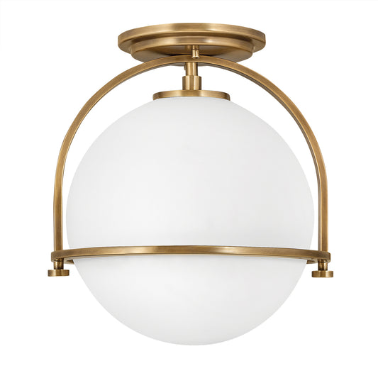 Quintiesse Somerset 1-Light Flush Ceiling Light