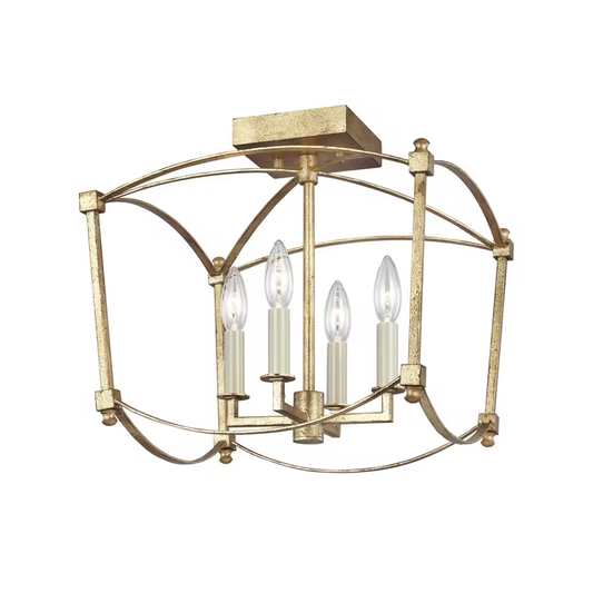 Thayer 4-Light Semi-Flush Mount