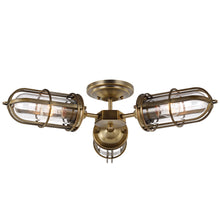 Quintiesse Urban Restoration 3-Light Semi-Flush Ceiling Light
