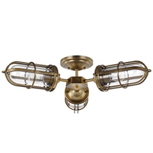 Quintiesse Urban Restoration 3-Light Semi-Flush Ceiling Light
