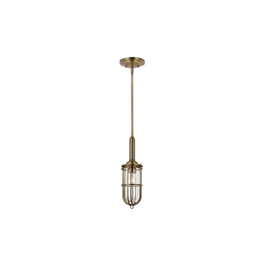 Urban Restoration 1-Light Pendant in Dark Antique Brass