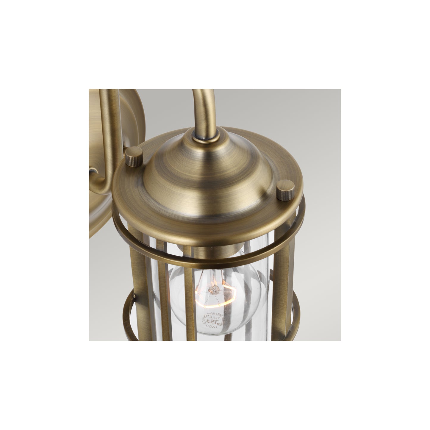 Urban Restoration 1-Light Wall Light in Dark Antique Brass