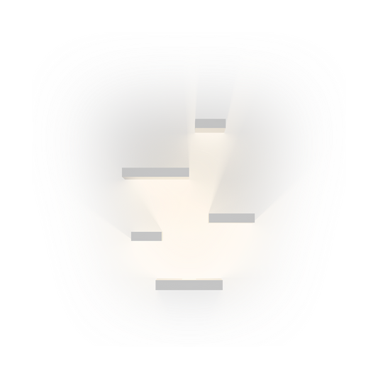 Set LED Big Wall Light