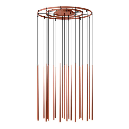 Slim 0940 22-Light Round LED Pendant