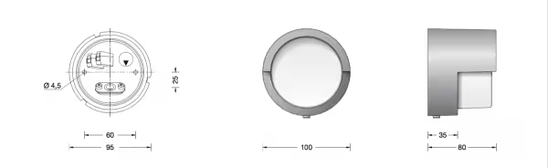 24036 Small LED Ceiling/Wall Light