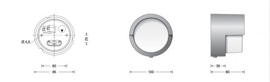 24036 Small LED Ceiling/Wall Light