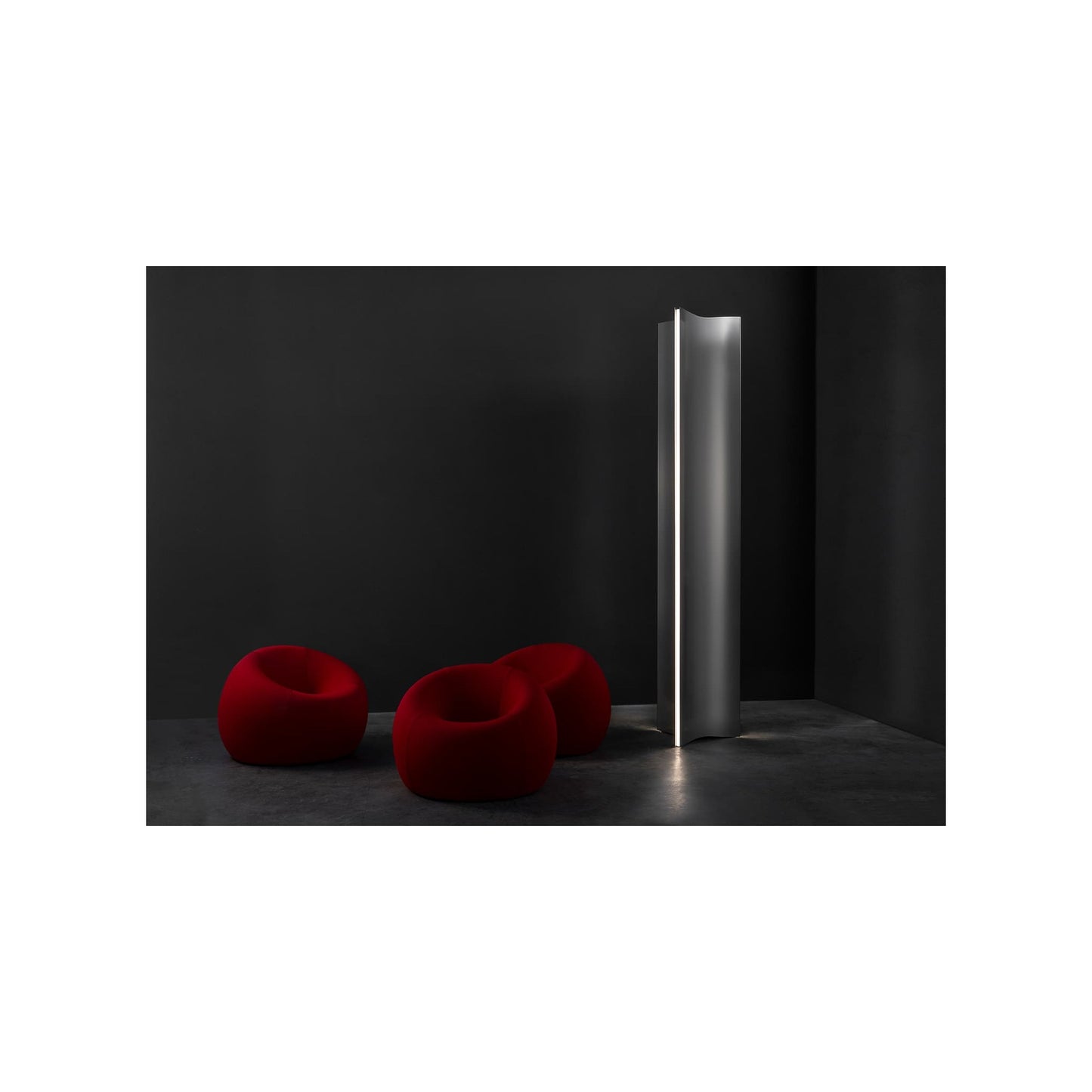 Stanley Floor Lamp in Brushed Stainless Steel