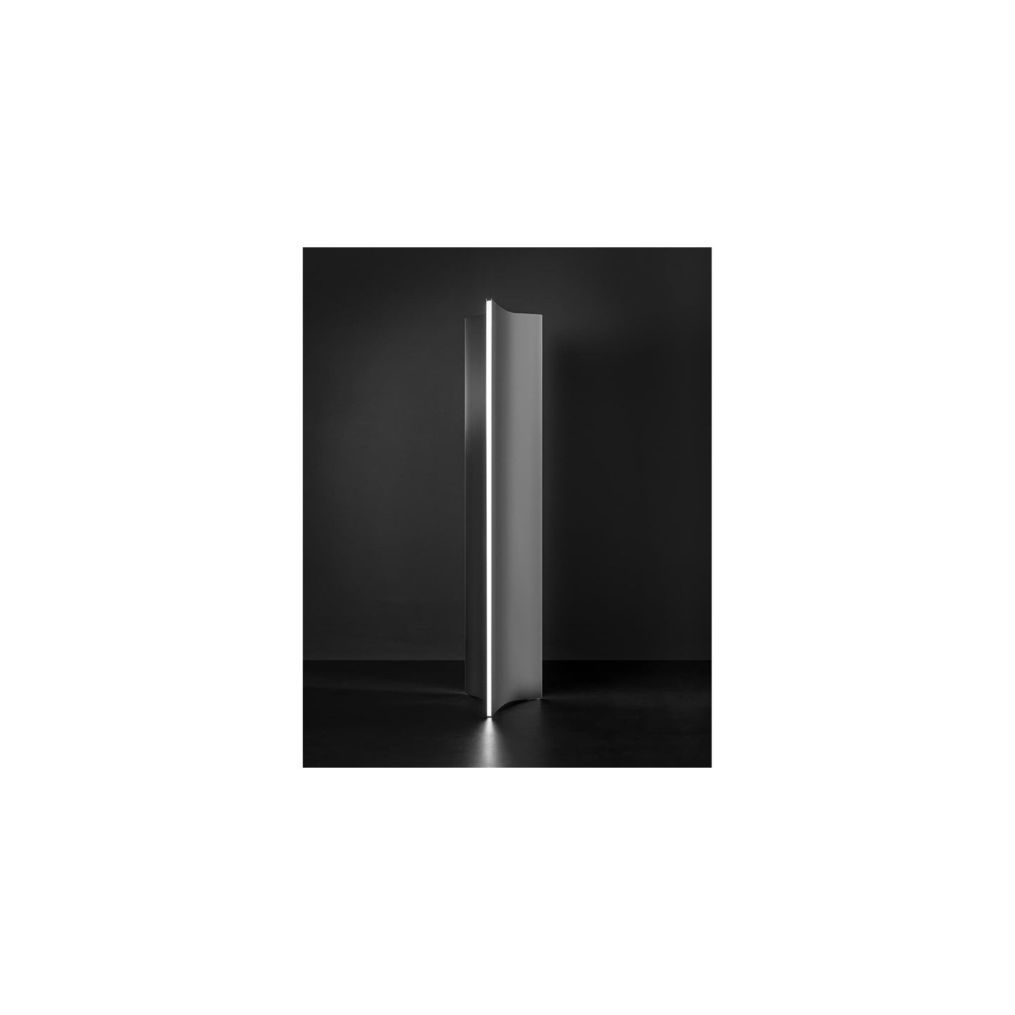 Stanley Floor Lamp in Brushed Stainless Steel