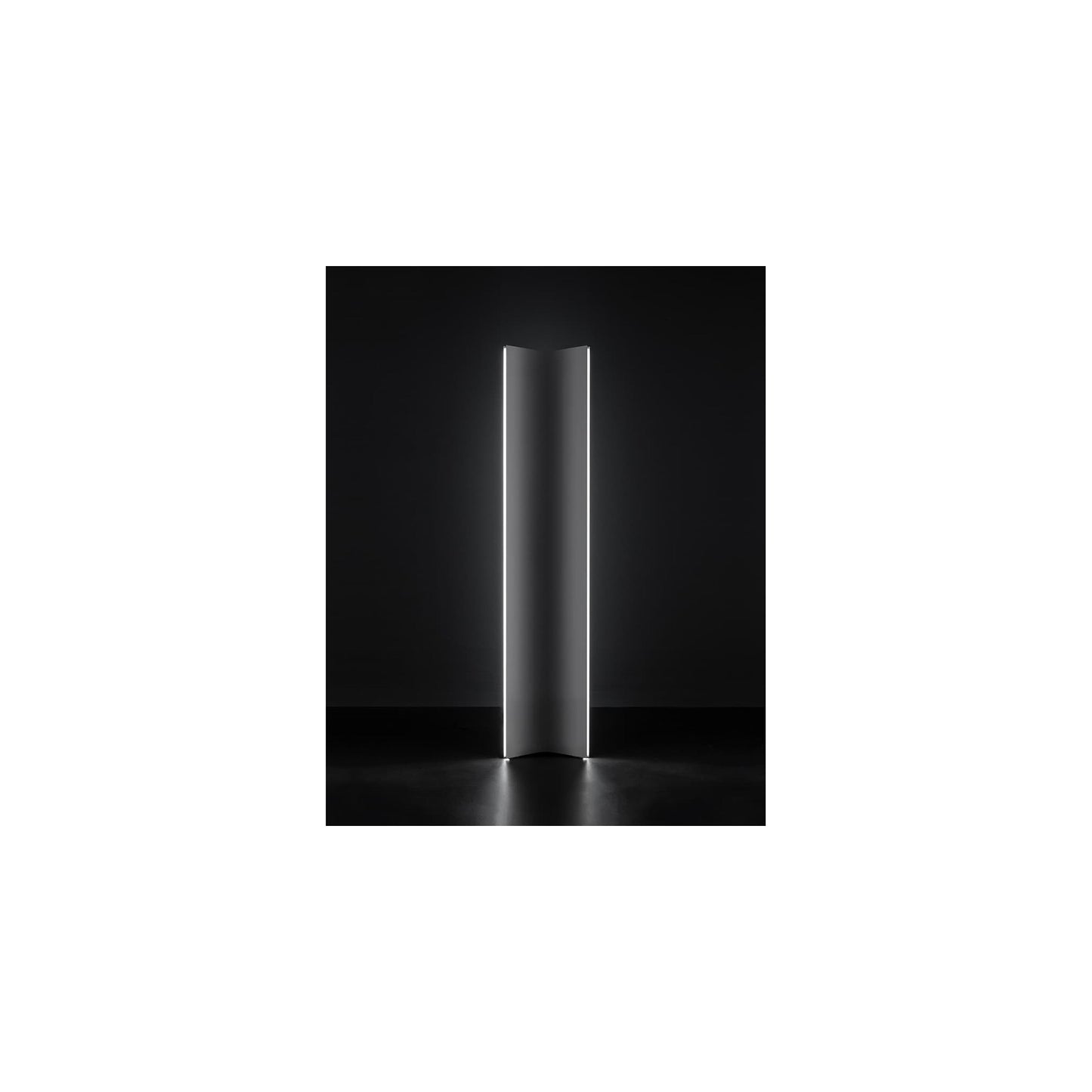 Stanley Floor Lamp in Brushed Stainless Steel