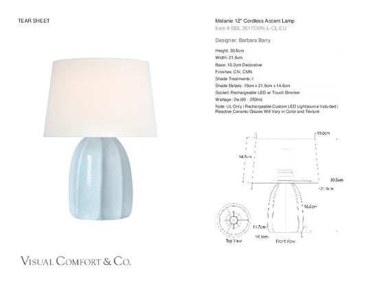 Visual Comfort Melanie Table Lamp
