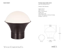 Precision Accent Table Lantern