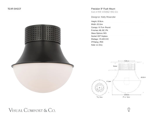 Precision 9" Flush Mount