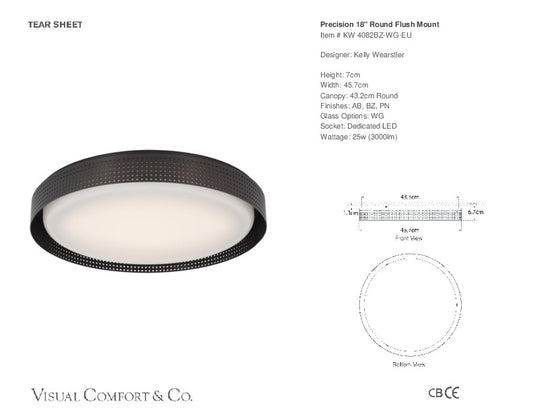 Precision Round Flush Mount
