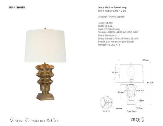 Luxor Table Lamp