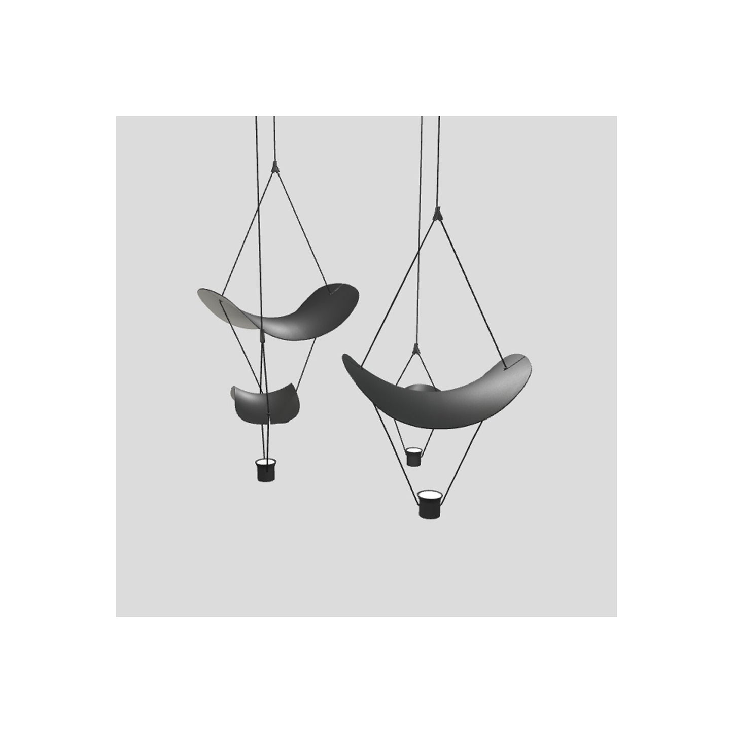 Vollee C2+2 4-Light LED Bar Pendant