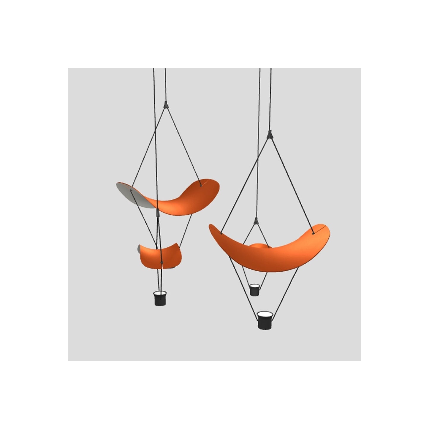 Vollee C2+2 4-Light LED Bar Pendant