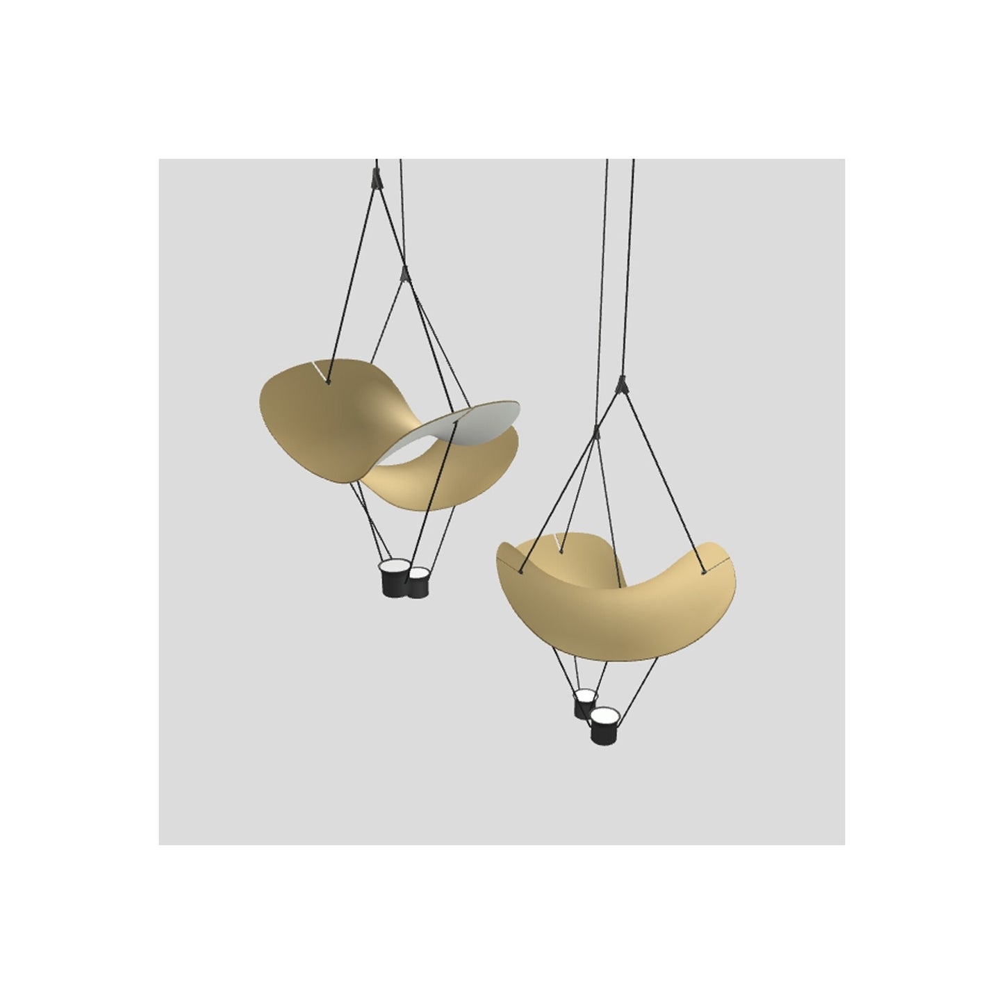 Vollee C4 G 4-Light LED Bar Pendant