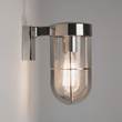Astro Cabin Exterior Wall Light in Polished Nickel