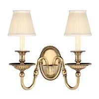 Double Wall Light Solid Brass