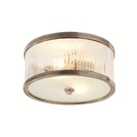 Randolph Small Round Frosted Glass Flush Mount